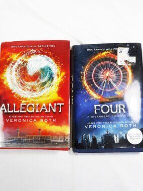 Lot of Veronica Roth Books Divergent: Allegiant, Four (Hard Cover)